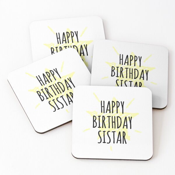 Item preview, HAPPY BIRTHDAY SISTAR - SISTAR - SISTER IN LOVE - HAPPY BIRTHDAY designed and sold by Tropical Blood.