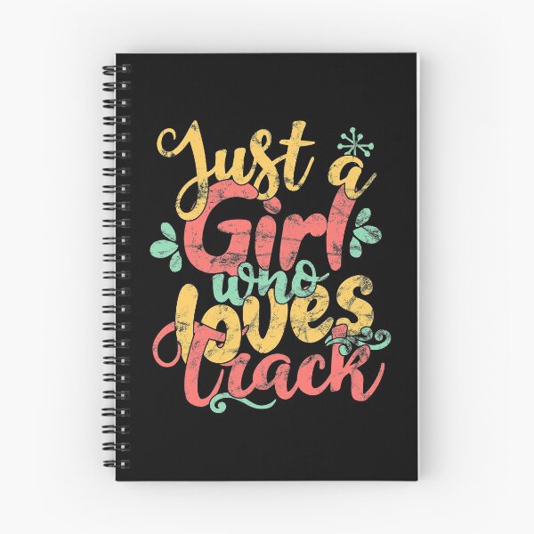 Item preview, Just A Girl Who Loves Track Gift design designed and sold by theodoros20.
