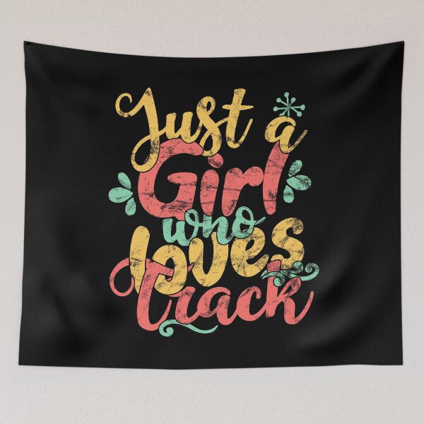 Item preview, Just A Girl Who Loves Track Gift design designed and sold by theodoros20.