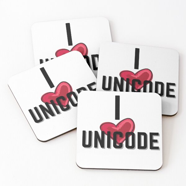 Item preview, I love Unicode design designed and sold by trustpurchase.
