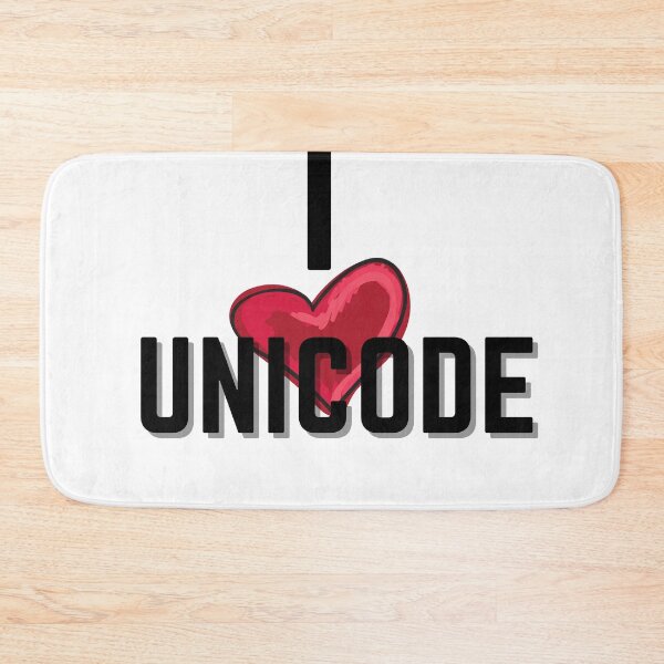 Item preview, I love Unicode design designed and sold by trustpurchase.