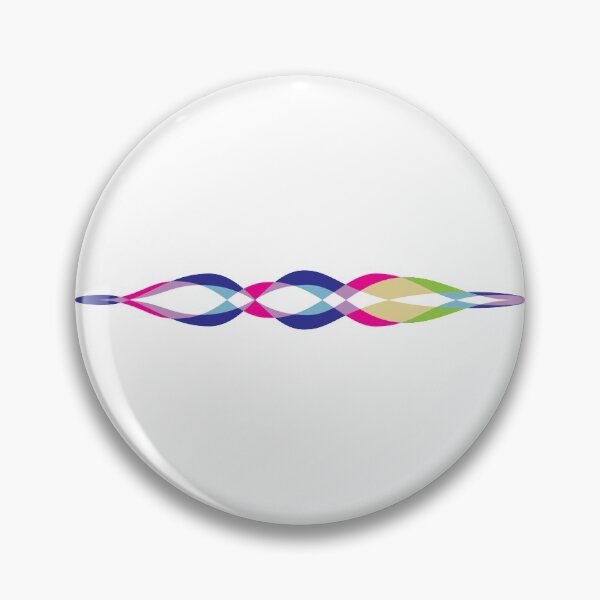 Item preview, Colour Sound Wave (On White) designed and sold by STUDIO-72.