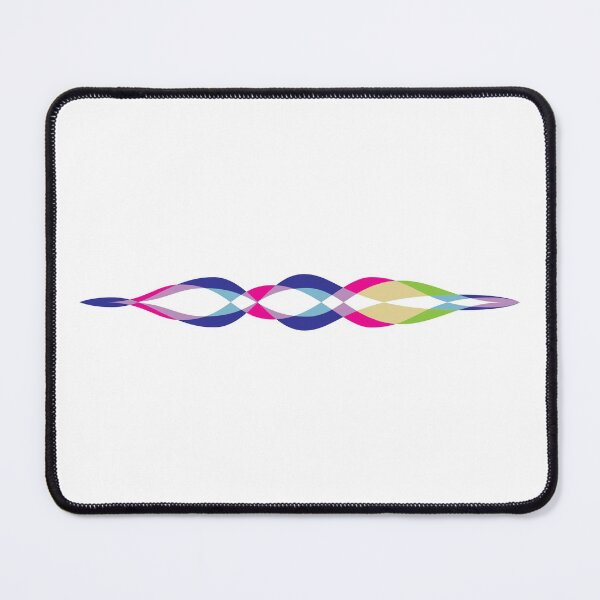 Item preview, Colour Sound Wave (On White) designed and sold by STUDIO-72.