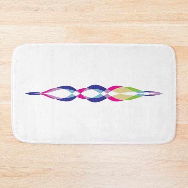 Item preview, Colour Sound Wave (On White) designed and sold by STUDIO-72.