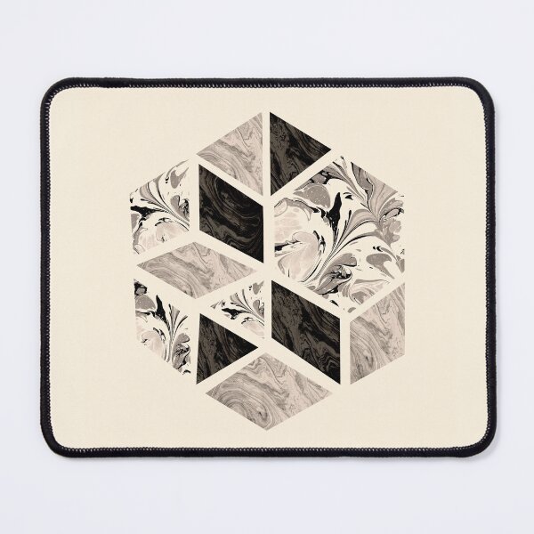 Item preview, Pentagonal dimensions_black_hite designed and sold by Shawa Shop.