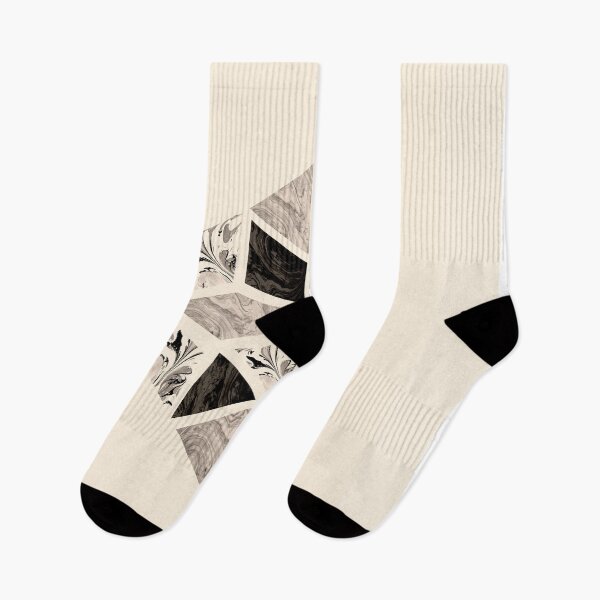 Item preview, Pentagonal dimensions_black_hite designed and sold by Shawa Shop.