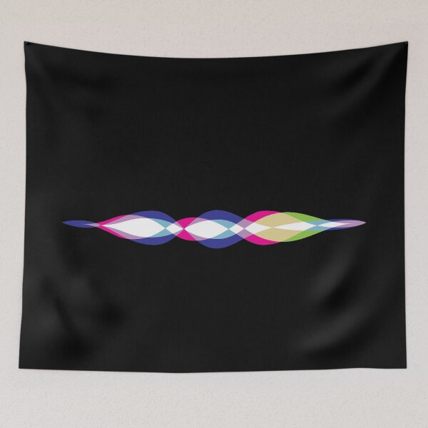 Item preview, Colour Sound Wave (On Black) designed and sold by STUDIO-72.