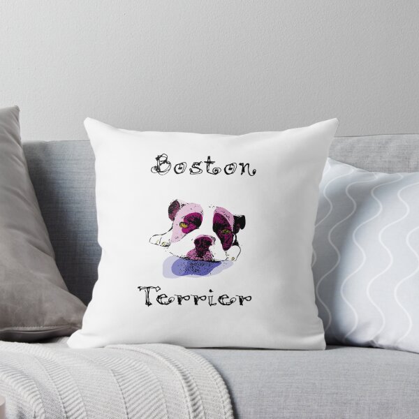 Item preview, Boston Terrier Pop art watercolor- For Dog Lovers designed and sold by geekspeakjunk.