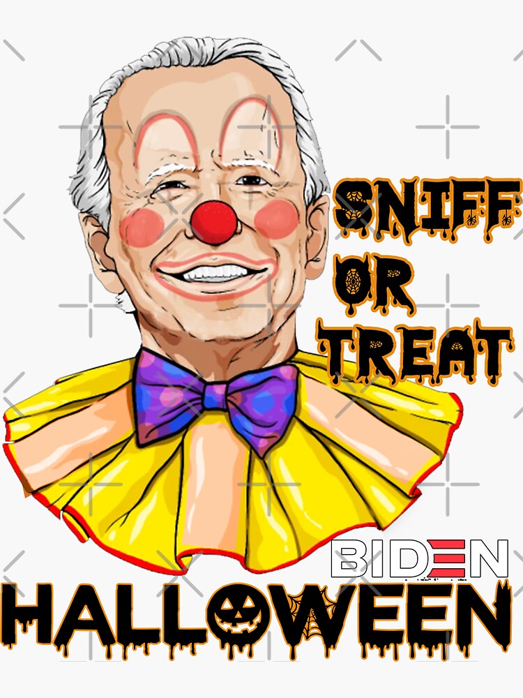 Joe Biden Jumpscare Sticker for Sale by smokelessmeth