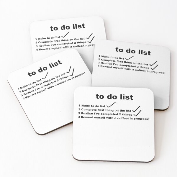 Item preview, coffee to do list designed and sold by 6059.
