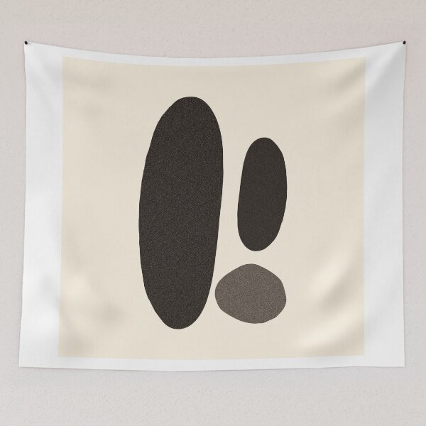 Aperçu de l'œuvre Oval_black_grey créée et vendue par Shawa Shop.