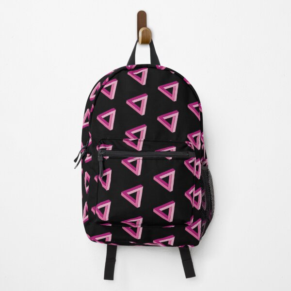 Item preview, Pink Impossible Triangle Optical Illusion designed and sold by iscaStudioArt.