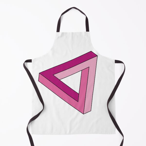 Item preview, Pink Impossible Triangle Optical Illusion designed and sold by iscaStudioArt.
