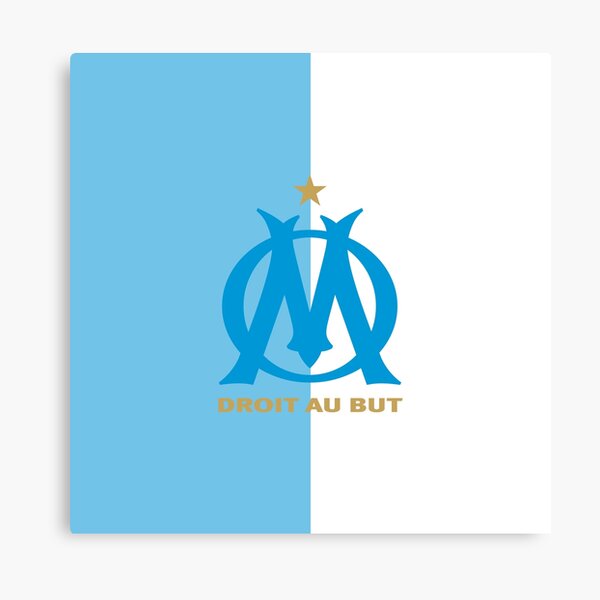 Olympique de Marseille (2e Conception) | Bouclier du FC Marseille Impression sur toile