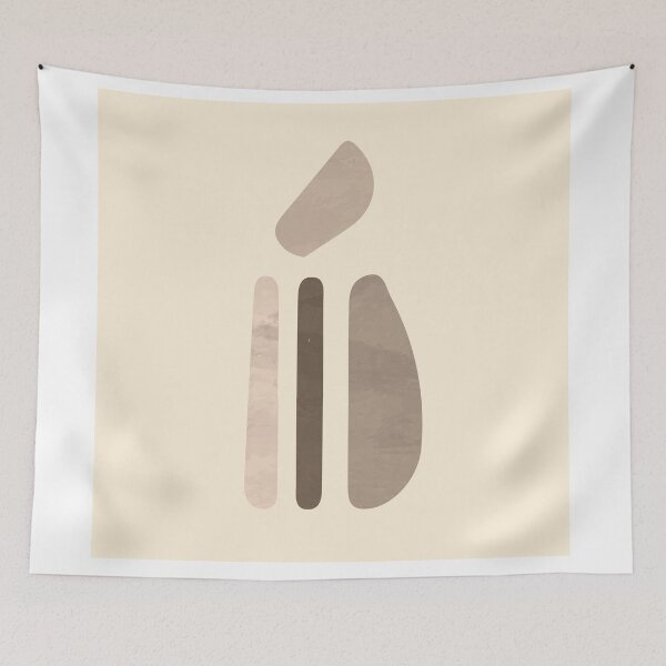 Item preview, Oval_brown_grey_cream color designed and sold by Shawa Shop.