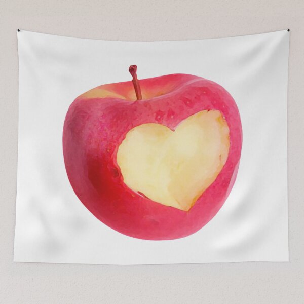 Item preview, Red Apple with Heart designed and sold by MAX SDCH.