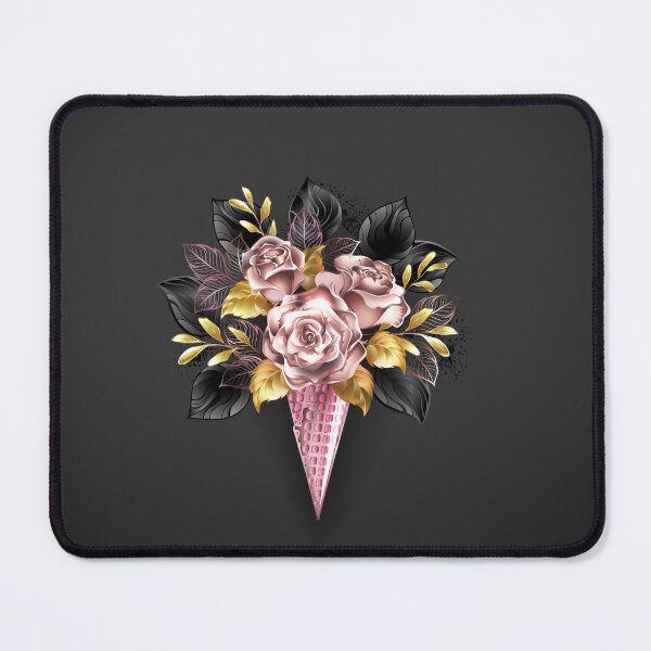Item preview, Roses in Rose Gold Waffle Horn designed and sold by Blackmoon9.