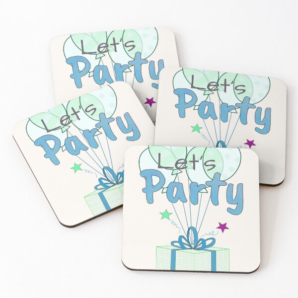 Item preview, Lets Party Pink - Happy Celebration Birthday Occasion designed and sold by ViewerEqualsPhoton.
