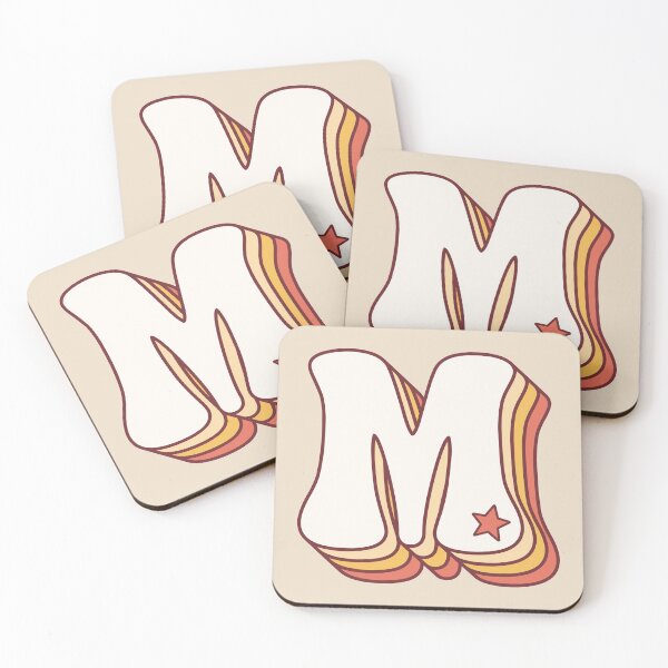 Item preview, Letter M Retro designed and sold by OkihanaShop.