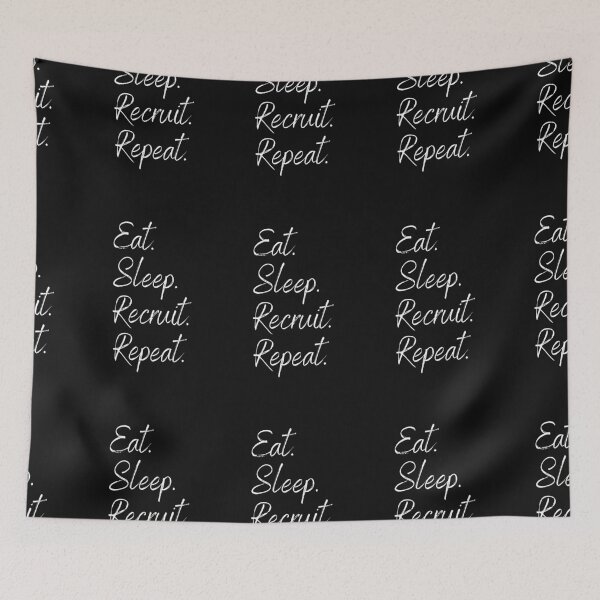 Item preview, Eat Sleep Recruit Repeat designed and sold by Click-Like.