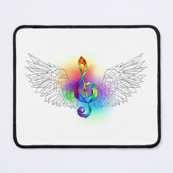 Item preview, Rainbow Musical Key with Wings designed and sold by Blackmoon9.