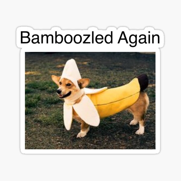"Bamboozled Again" Sticker for Sale by kaplang19 Redbubble