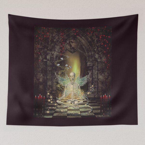 Item preview, Skeleton Fairy Grunge Fairycore Aesthetic Gothic Cottagecore designed and sold by Perceptible.