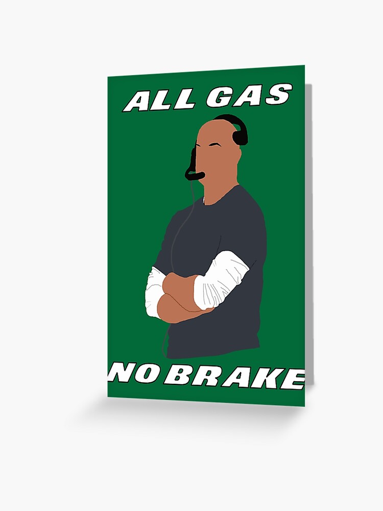 NYJ All Gas No Brake Logo Sticker for Sale by GangGreenGear