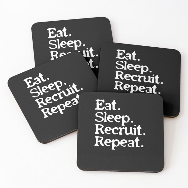 Item preview, Eat Sleep Recruit Repeat designed and sold by Click-Like.