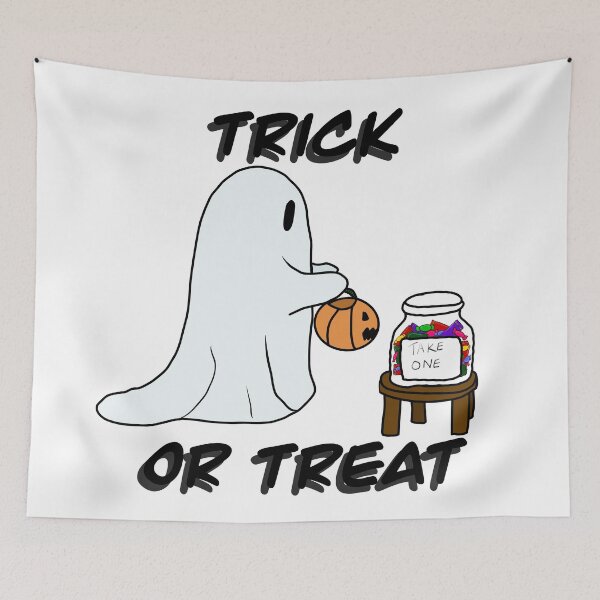 Item preview, Trick or treat take one ghost designed and sold by ArtSCPdesign.