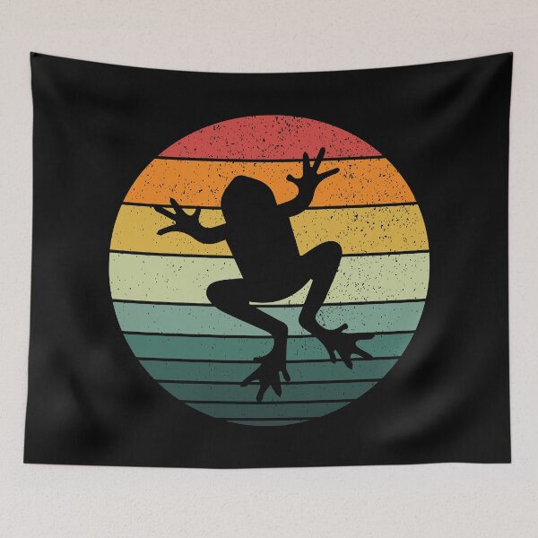 Item preview, Frog Retro Vintage  designed and sold by FunFoxDesign.