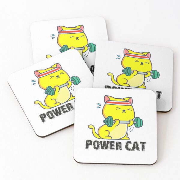 Item preview, Power cat funny cute cat gift idea designed and sold by Alia König.