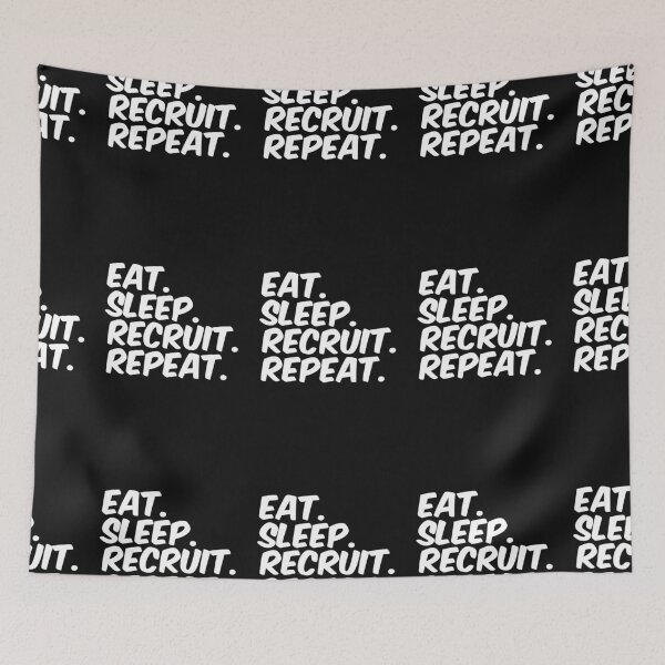 Item preview, Eat Sleep Recruit Repeat designed and sold by Click-Like.