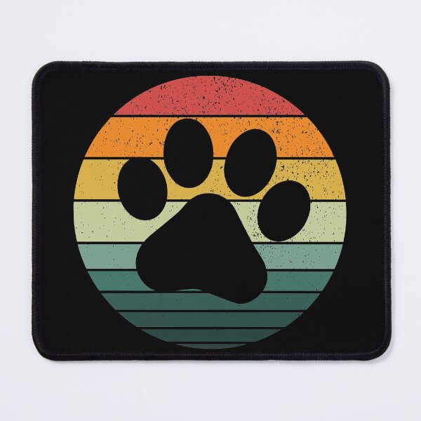 Item preview, Paw Print Retro Vintage  designed and sold by FunFoxDesign.