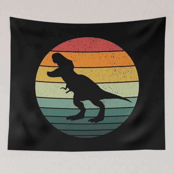 Artikelvorschau, T-Rex Retro Vintage entworfen und verkauft von FunFoxDesign.