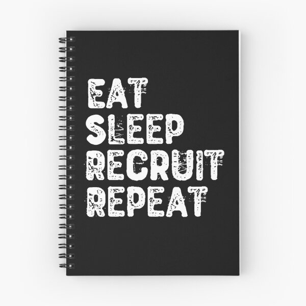 Item preview, Eat Sleep Recruit Repeat designed and sold by Click-Like.