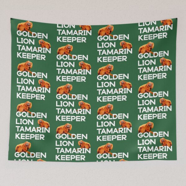 Item preview, G is for Golden Lion Tamarin Keeper,Golden Lion Tamarin Keeper – Primate Carer Design for Zoo Staff and Wildlife Lovers designed and sold by PrettylittlepastelUk.
