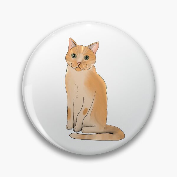 Item preview, Orange cat designed and sold by Marissa Roghair Stroud.