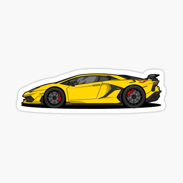 Lamborghini Aventador Svj Stickers for Sale | Redbubble