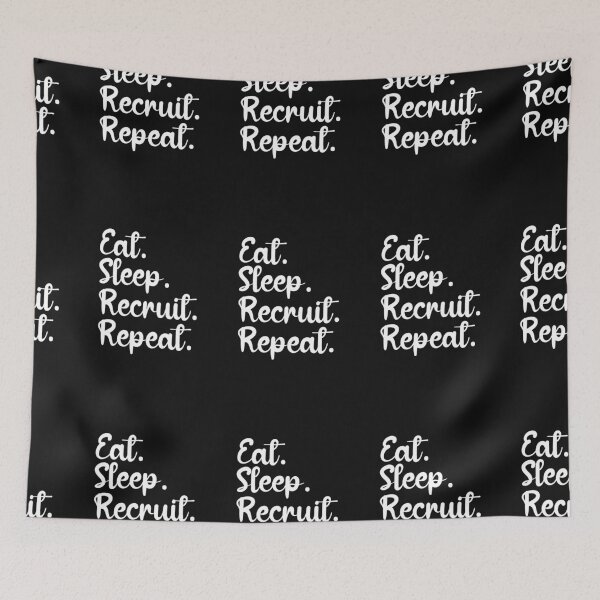 Item preview, Eat Sleep Recruit Repeat designed and sold by Click-Like.