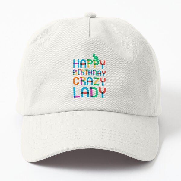Item preview, HAPPY BIRTHDAY - CRAZY LADY - CAT LADY - FUNNY - CATS LIFE  designed and sold by Tropical Blood.