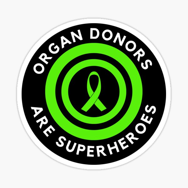 Item preview, Organ Donors Are Superheroes. designed and sold by teamtransplant.