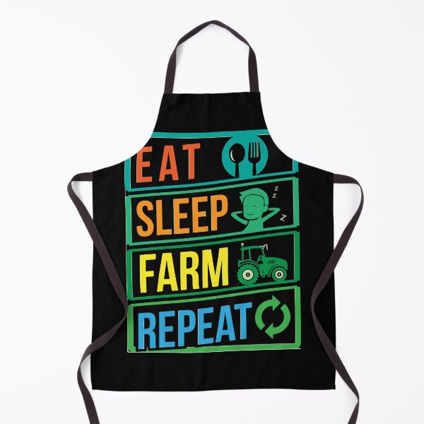 Item preview, eat sleep farm repeat designed and sold by sbrstore.