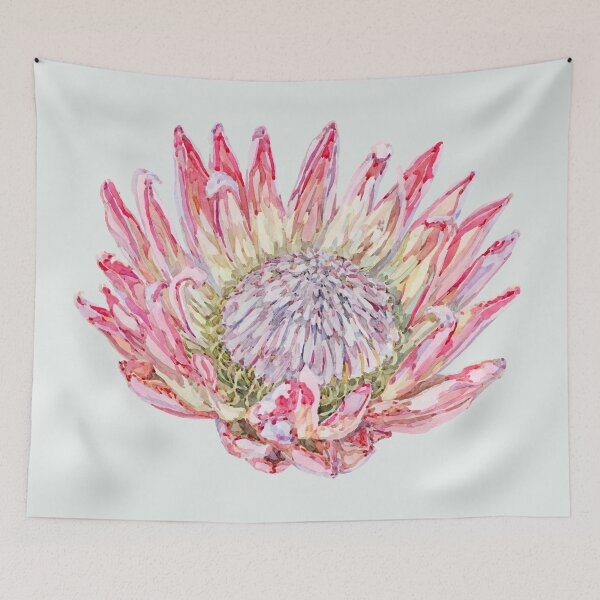 Item preview, Watercolor King Protea designed and sold by beccaboyce.