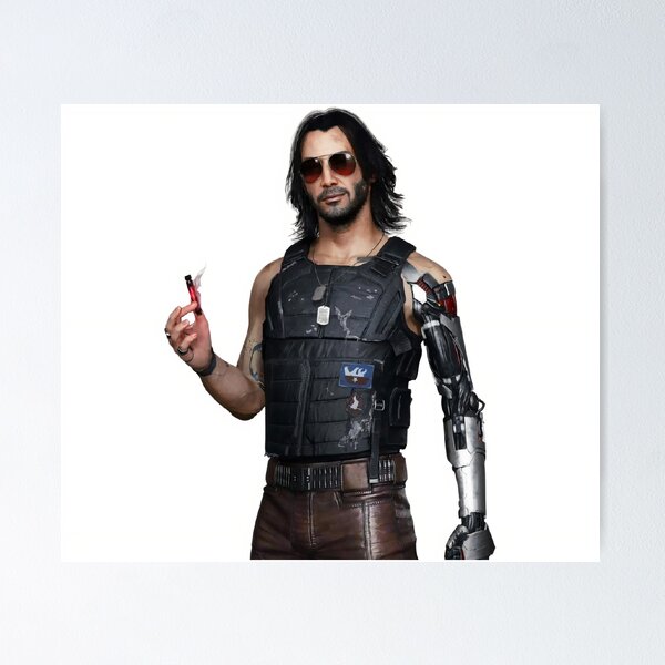 Artikel-Vorschau von Johnny Silverhand Cyber, designt und verkauft von FictionWorld.