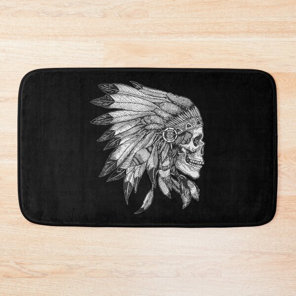 Item preview,  American Motorcycle Skull Native Indian Eagle Chief Vintage designed and sold by rheatrudie.