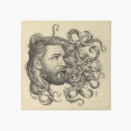 Poseidon Art Board Print