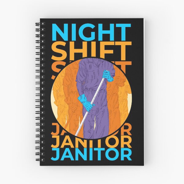 Item preview, Night Shift Janitor designed and sold by BalazsPakozdi.