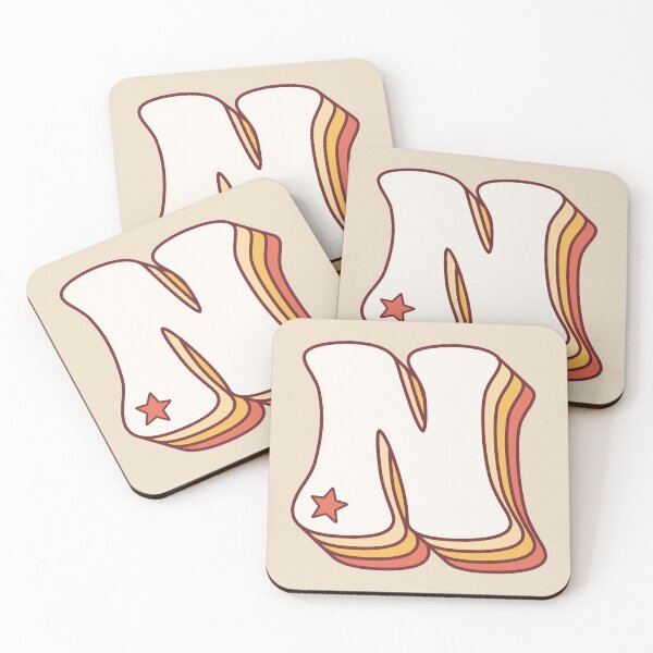 Item preview, Letter N Retro designed and sold by OkihanaShop.