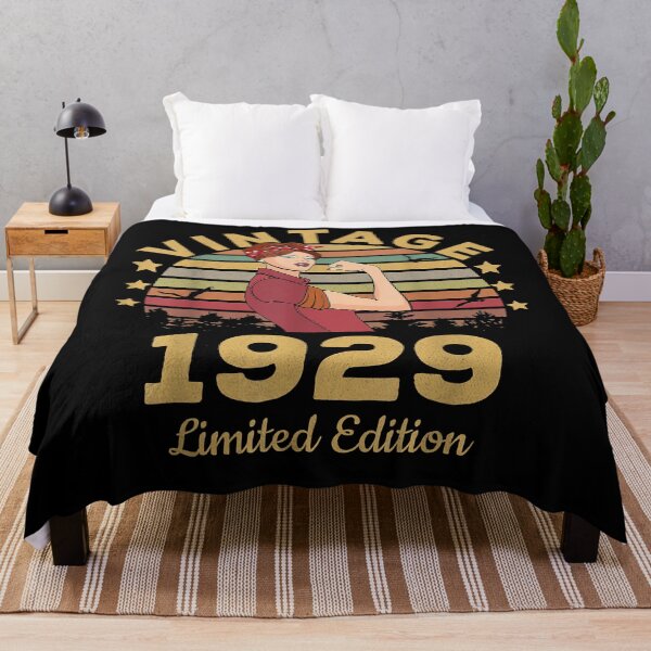 Item preview, Vintage 1929 Made In 1929 92nd Birthday Women 92 Years T-Shirt designed and sold by LarryDwain.